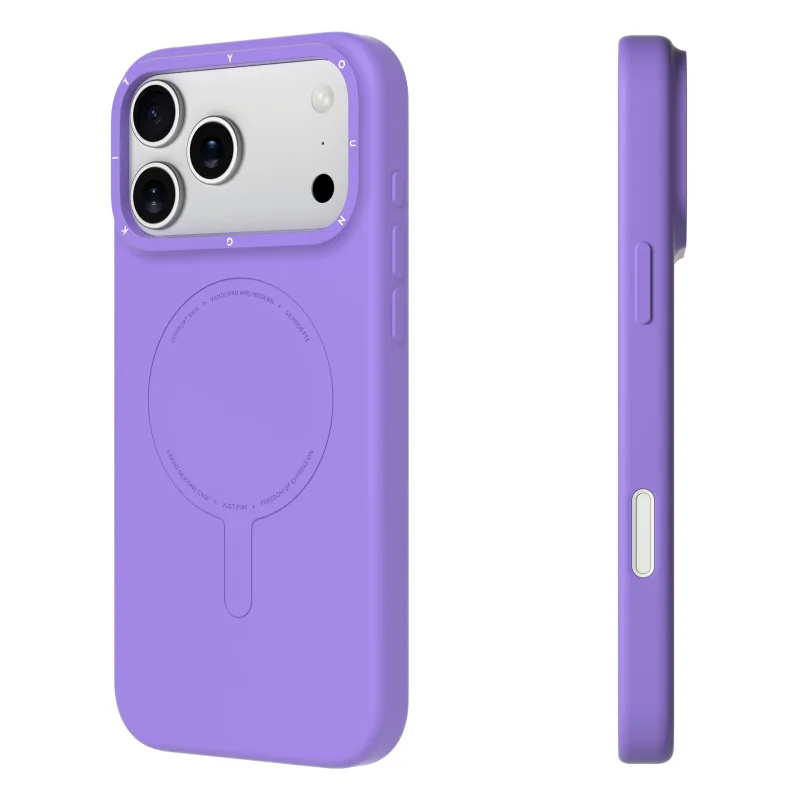 Capa Magnética Apokin Youngkit para iPhone 17 Pro e iPhone 18 Pro Roxo - Imagem 3