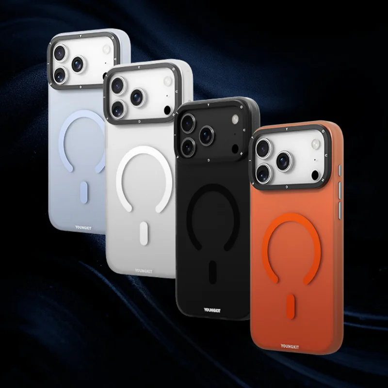 Capa Apokin Youngkit Sand Matte para iPhone 17 Pro e iPhone 18 Pro Max Areia Mate - Imagem 2