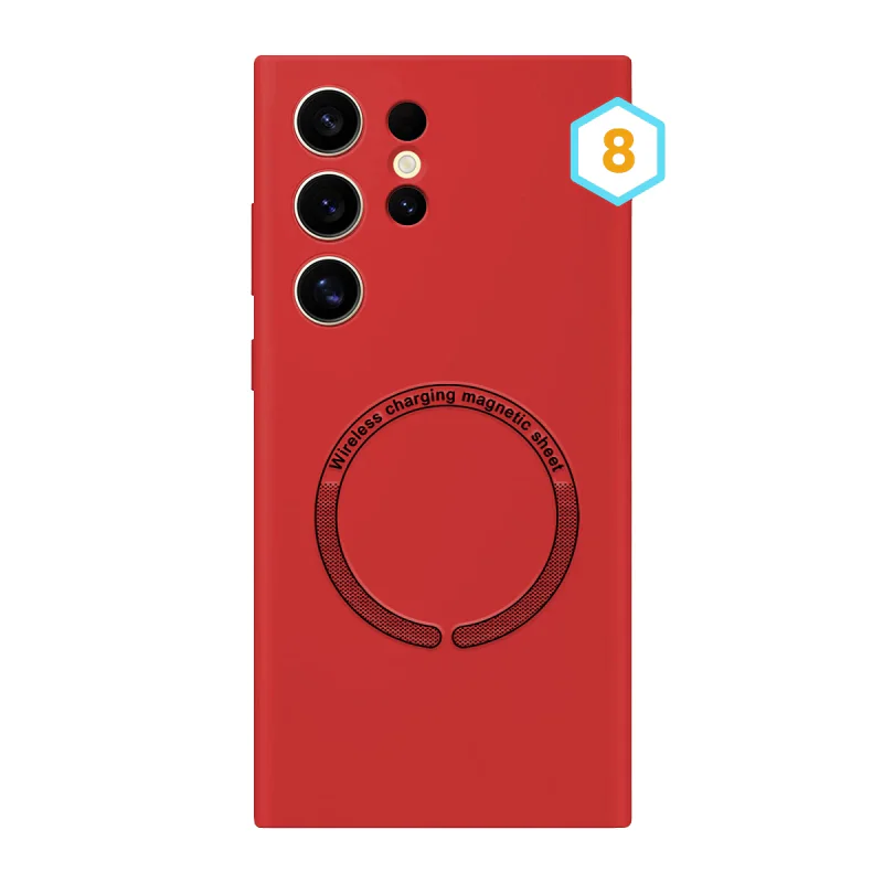 Capa de Silicone Líquido Apokin para Samsung Galaxy S24 Ultra com MagSafe 19 - Imagem 4