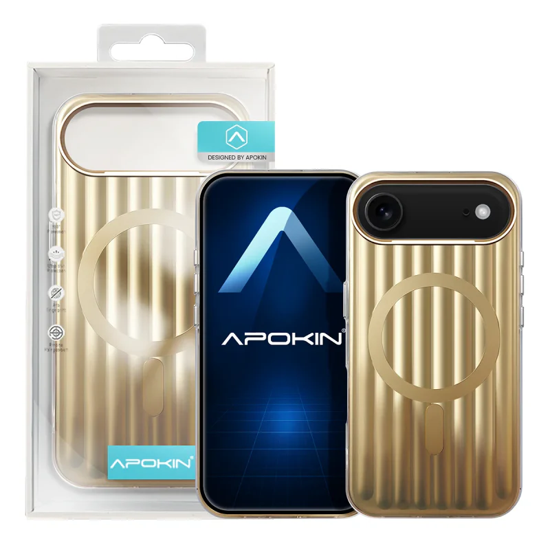 Capa Mate Metalizada Apokin com MagSafe para iPhone 17 Air Prata - Imagem 2