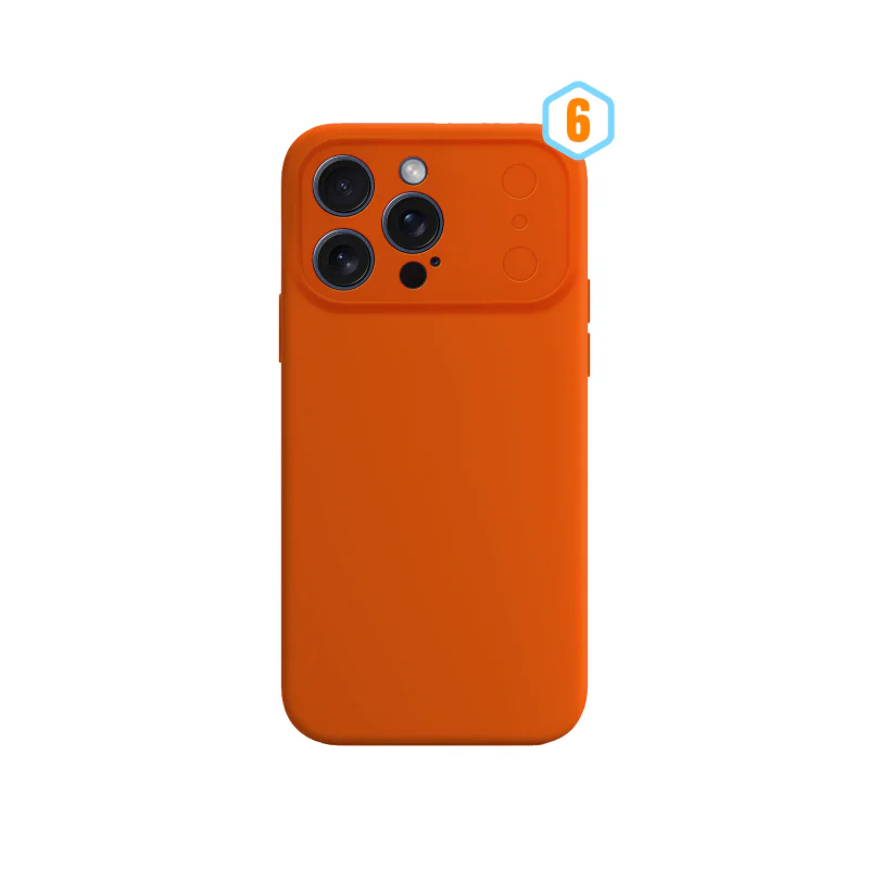Capa Apokin para iPhone 15 Pro Silicone com Proteção de Câmara em Vidro Verde - Imagem 6