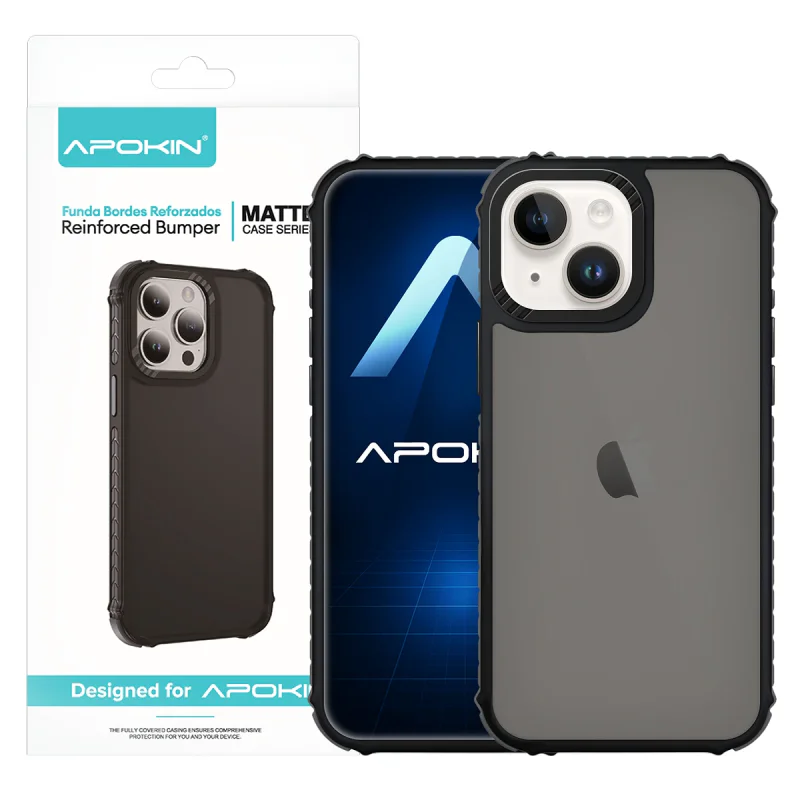 Capa Apokin para iPhone 13 e 14 Rock Fumada Preto - Imagem 6