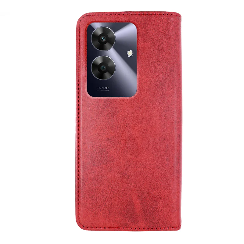 Capa Livro Apokin para Realme Note 60 com Porta-cartões em Pele Sintética Preto - Imagem 5