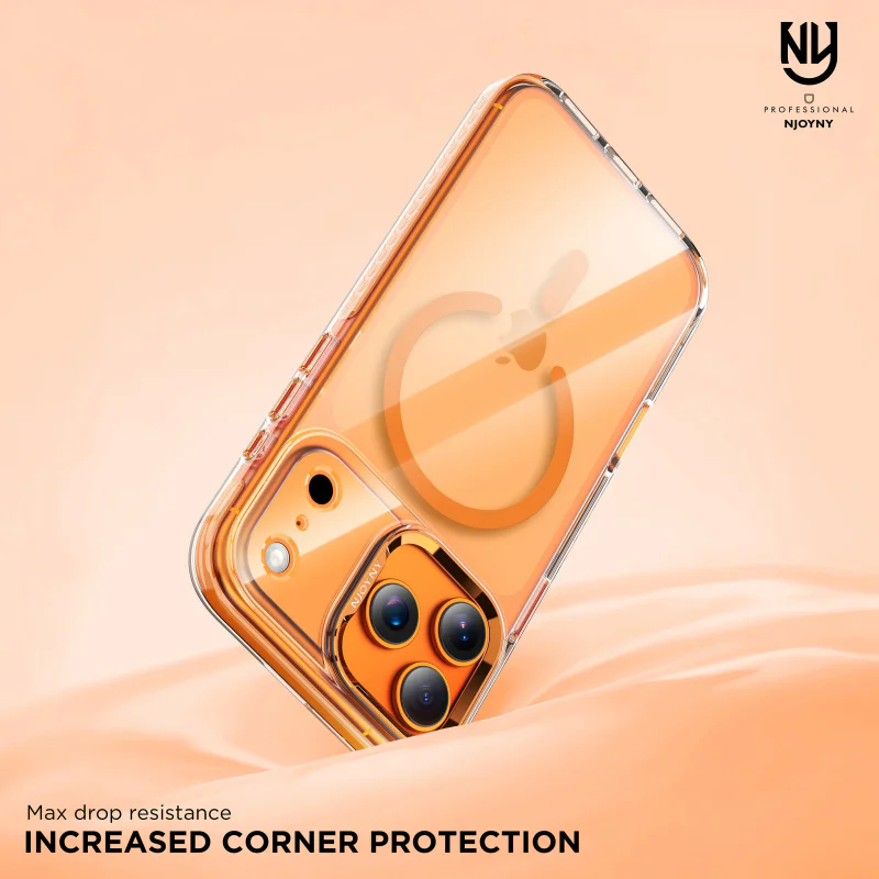 Capa Apokin Phantom Armor S1-MAG para iPhone 17 Pro Max e 18 Pro Max Cinza - Imagem 5