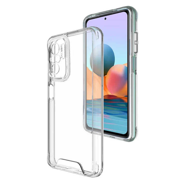 Capa Acrílica Apokin Space para Xiaomi Redmi Note 10 e Redmi Note 10s Transparente