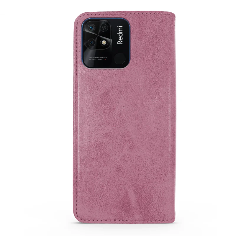 Capa Apokin em Pele Sintética para Xiaomi Redmi A1 / A1 Plus / A2 Variedade de cores - Imagem 6