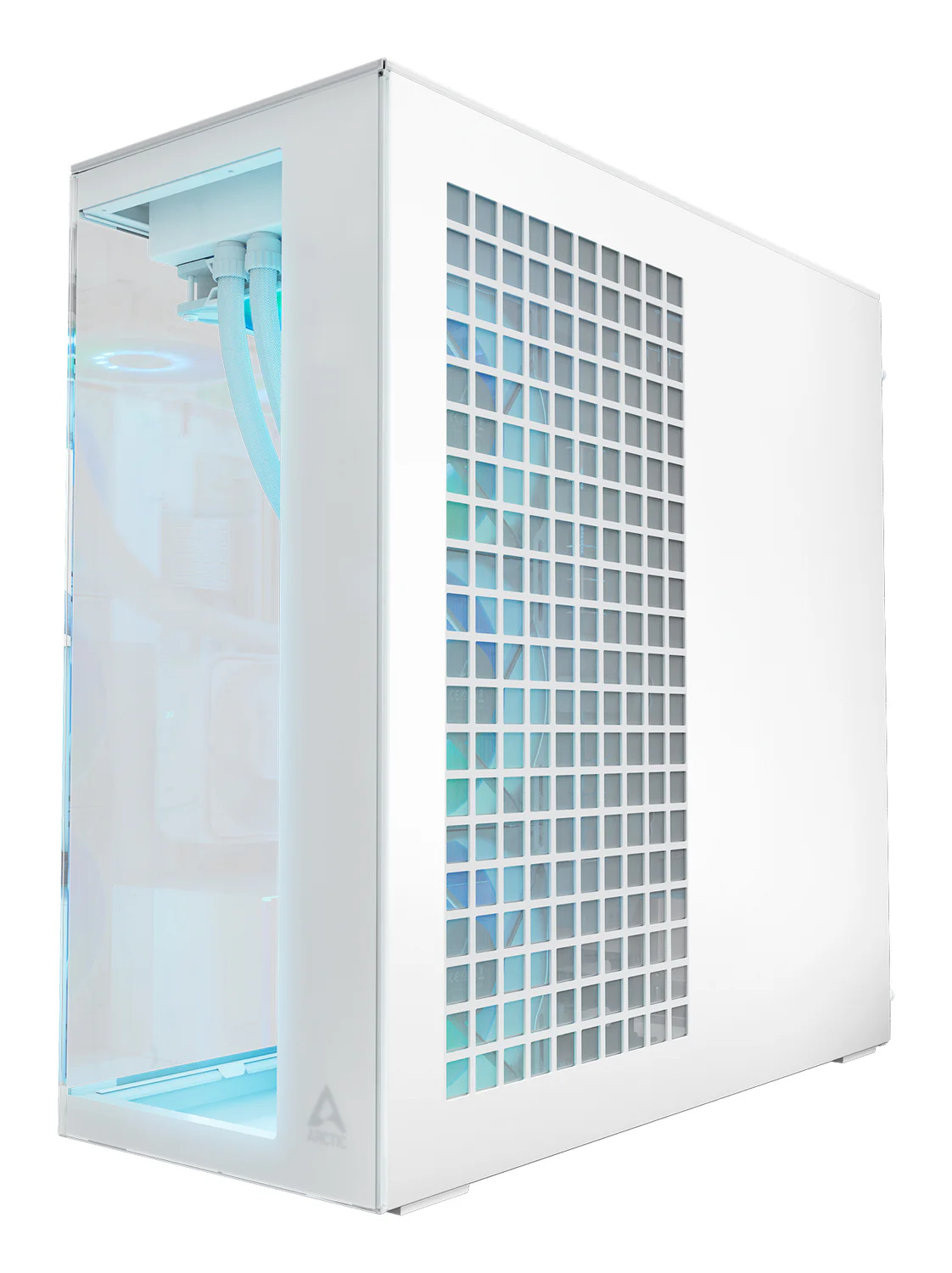 Caixa Arctic Xtender VG E-ATX Panorâmica Branca com Vidro Temperado e 5 Ventoinhas A-RGB - Imagem 2