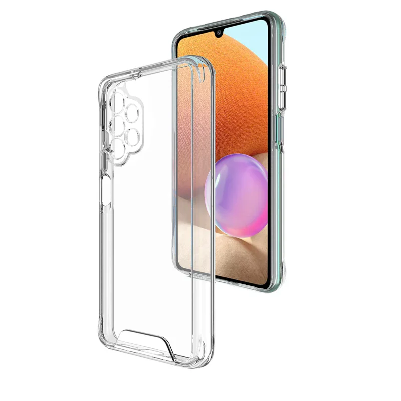 Capa Acrílica Apokin para Samsung Galaxy A32 4G Space Rígida Transparente - Imagem 1