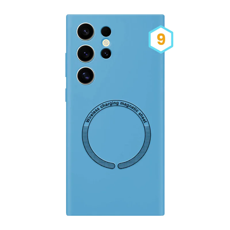 Capa de Silicone Líquido Apokin para Samsung Galaxy S24 Ultra com MagSafe 19 - Imagem 5