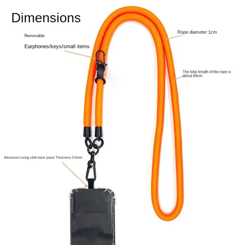 Cordão Universal Apokin com Adaptador para Telemóvel Rosa - Imagem 3