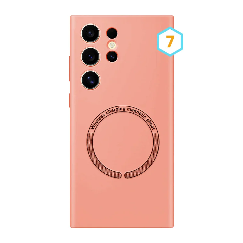 Capa de Silicone Líquido Apokin para Samsung Galaxy S24 Ultra com MagSafe 19 - Imagem 3