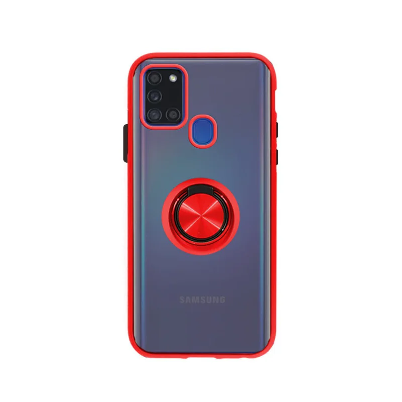 Capa Apokin para Samsung Galaxy A21 Gel Fumado com Íman e Suporte Variedade de cores - Imagem 3