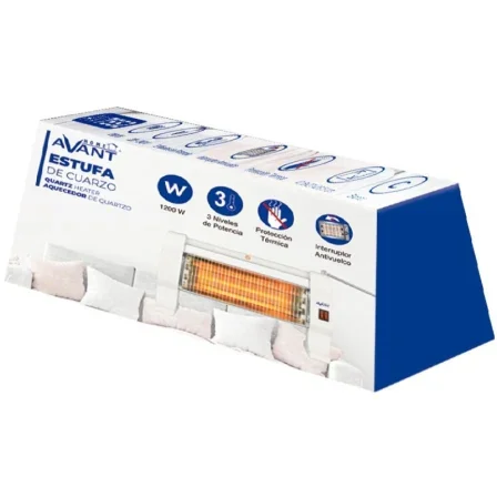 Aquecedor de Quartzo Avant AV7552 1200W com 3 Tubos e 3 Níveis de Potência - Imagem 3