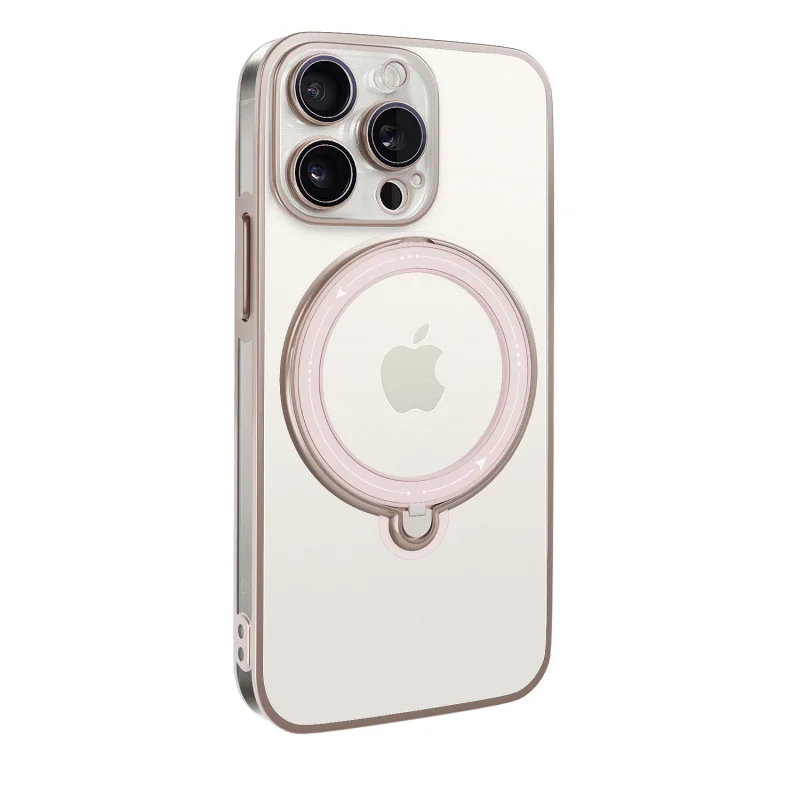 Capa Apokin para iPhone 11 Pro Max com Anel e MagSafe Rosa - Imagem 3