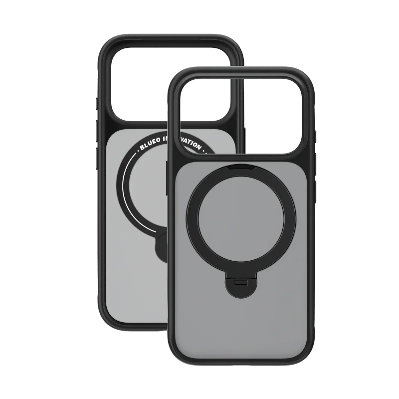 Capa Apokin para iPhone 17 Pro / 18 Pro Magnética com Suporte Rotativo 360 Graus Branco - Imagem 6