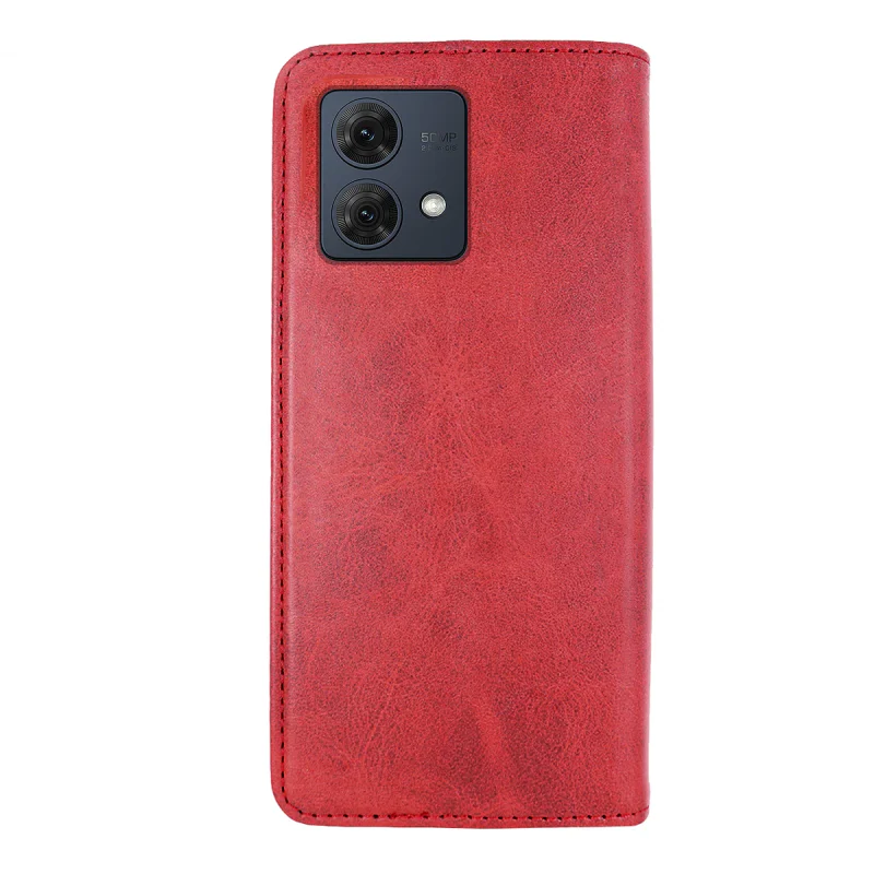 Capa Apokin para Motorola Moto G84 Pele Sintética com Porta-Cartões Preto - Imagem 5