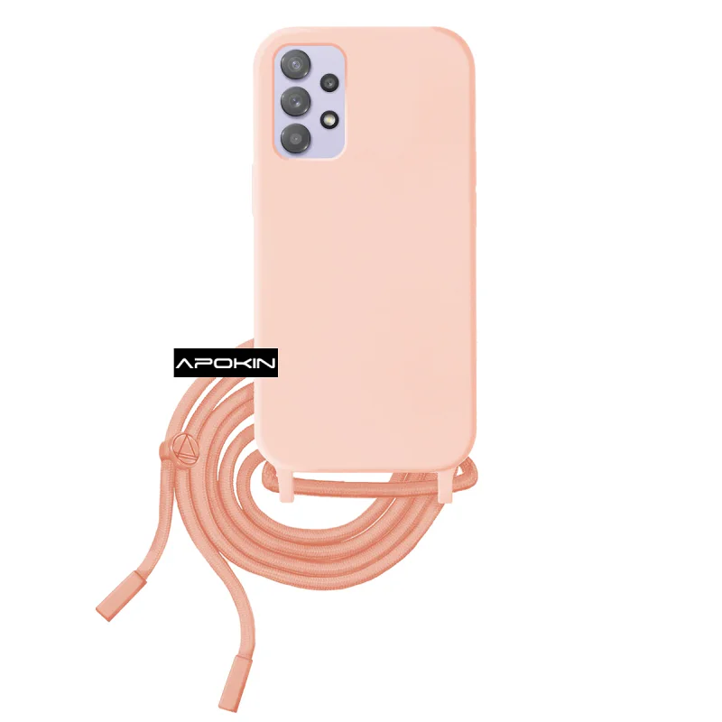 Capa Apokin Macia com Cordão para Samsung Galaxy A32 5G Variedade de cores - Imagem 5