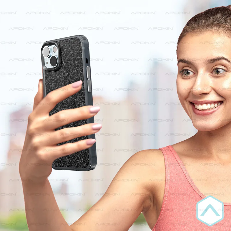 Capa com Purpurina Apokin para Samsung Galaxy A16 Variedade de Cores - Imagem 5