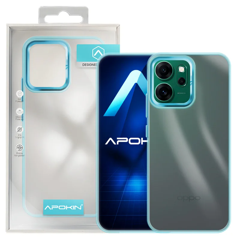 Capa Acrílica Transparente Apokin para Oppo Reno 14F Branco - Imagem 6