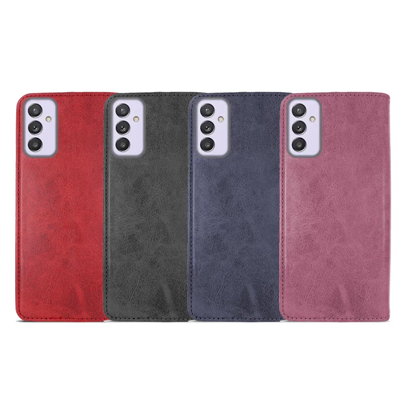 Capa com Porta-Cartões Apokin em Pele Sintética para Samsung Galaxy A82 5G Preto - Imagem 1