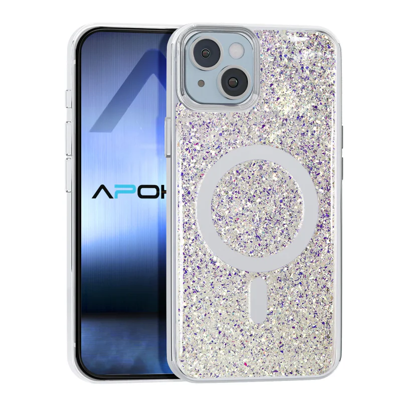 Capa Apokin para Samsung Galaxy S24 Plus com MagSafe e Purpurina Cor 1 - Imagem 3