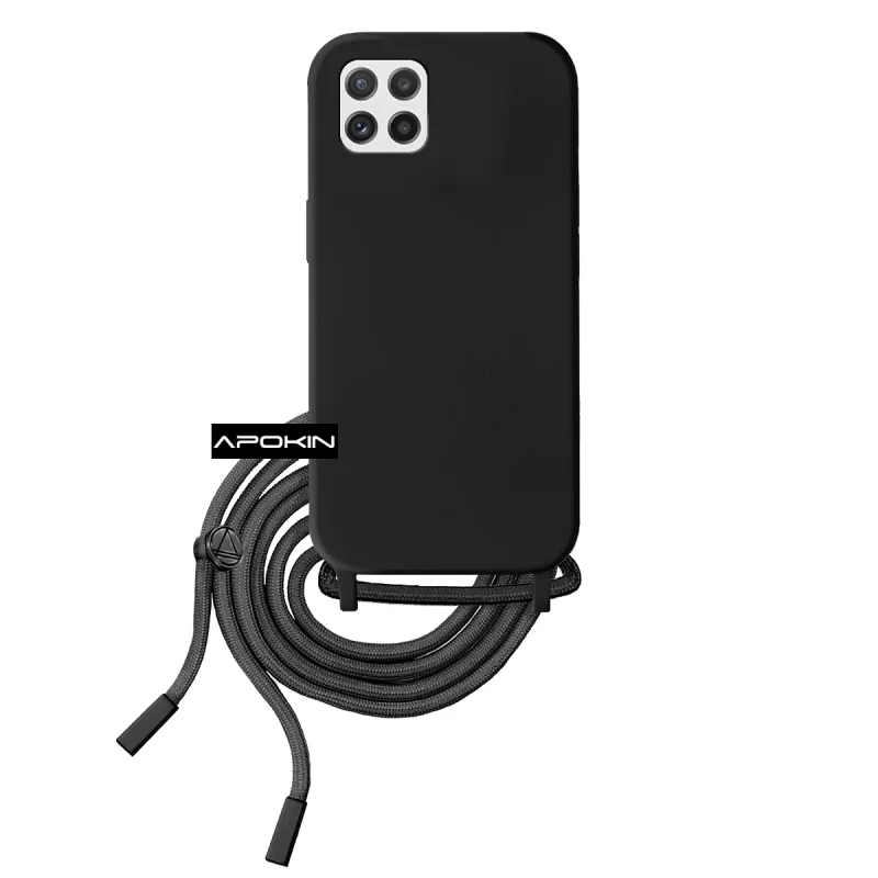 Capa Apokin para Samsung Galaxy A22 5G Flexível com Cordão Rosa - Imagem 6