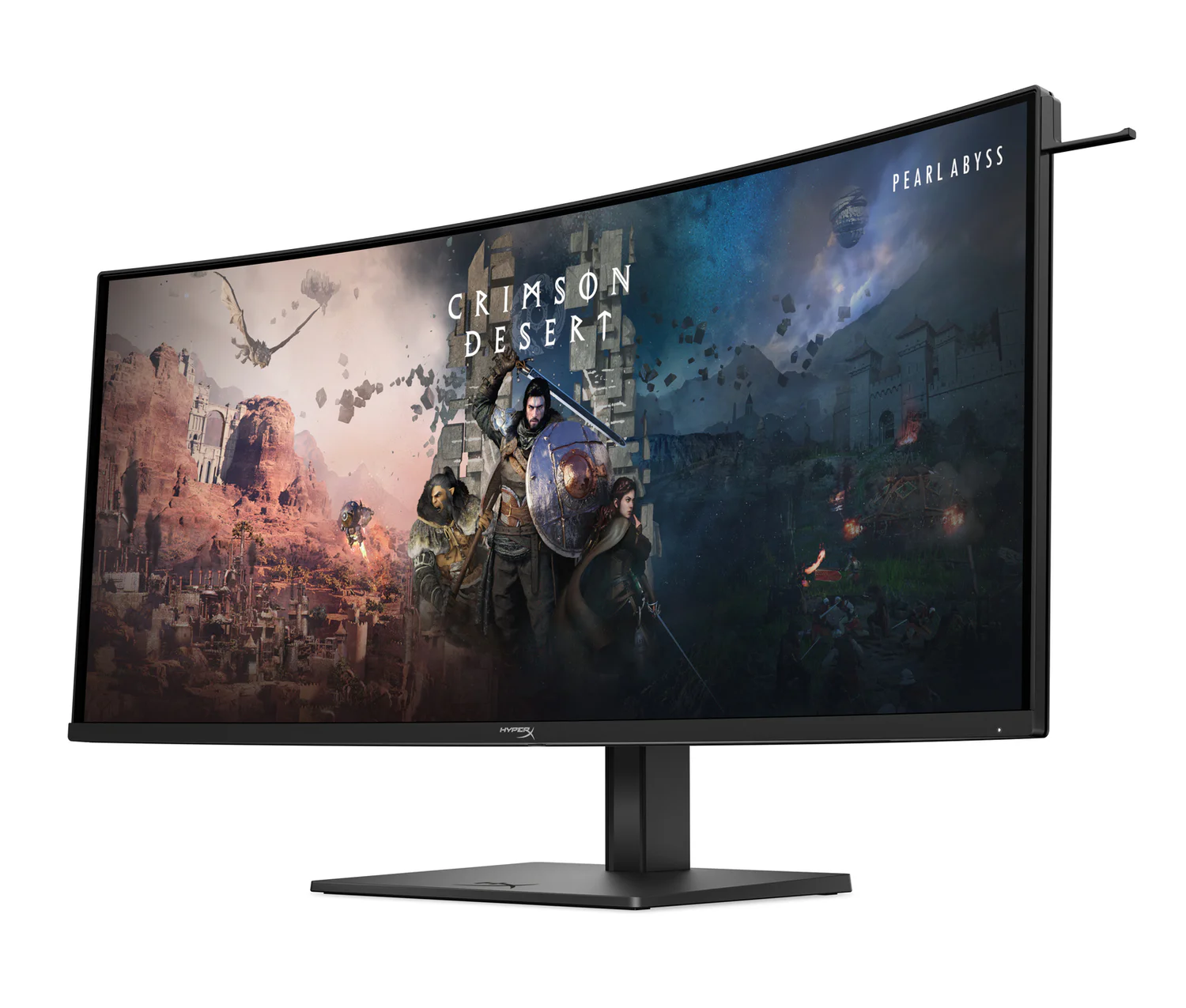 Monitor Gaming Curvo HyperX OMEN OLED 34" WQHD QD-OLED 360Hz 0,03ms USB-C 100W KVM - Imagem 2
