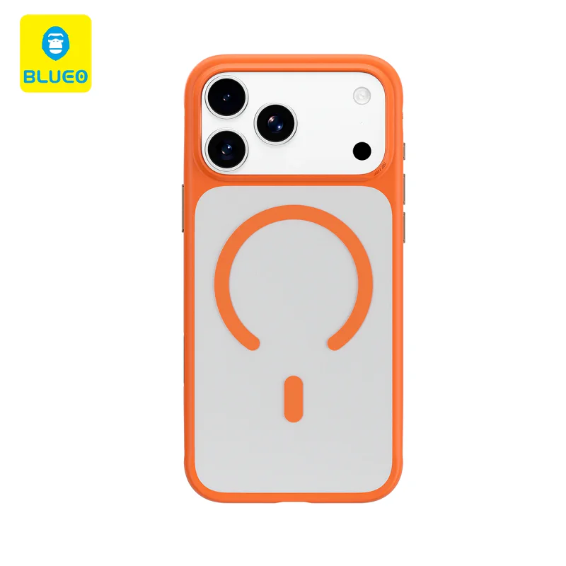 Capa Blueo Apokin Magnética Antimanchas e Antiderrapante para iPhone 17 Pro Max / 18 Pro Max Cereja - Imagem 4
