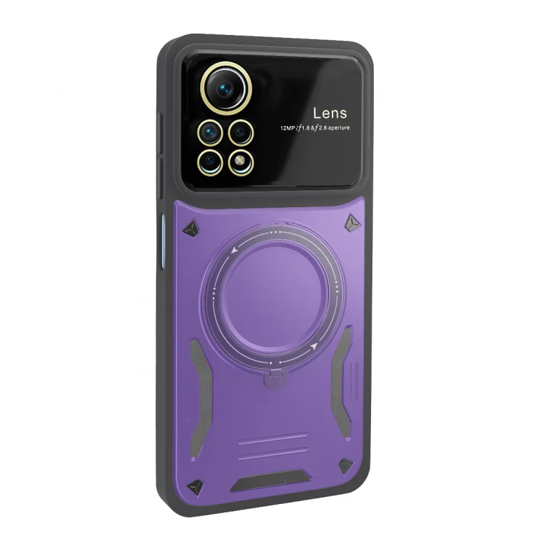 Capa Antichoque Apokin com Apoio para Xiaomi Redmi Note 12 Pro 4G Variedade de cores - Imagem 3