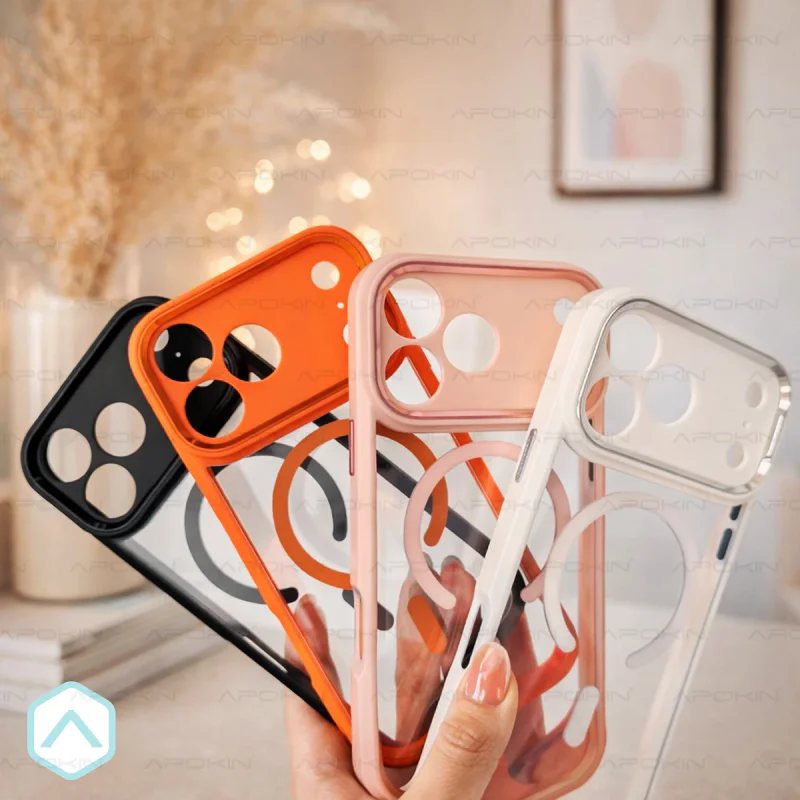 Capa Apokin para iPhone 17 Pro Max ProGuard com MagSafe Laranja - Imagem 2