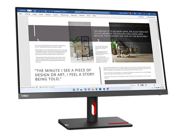 Monitor Lenovo ThinkVision S27i-30 27" IPS Full HD 100Hz Cinza - Imagem 2