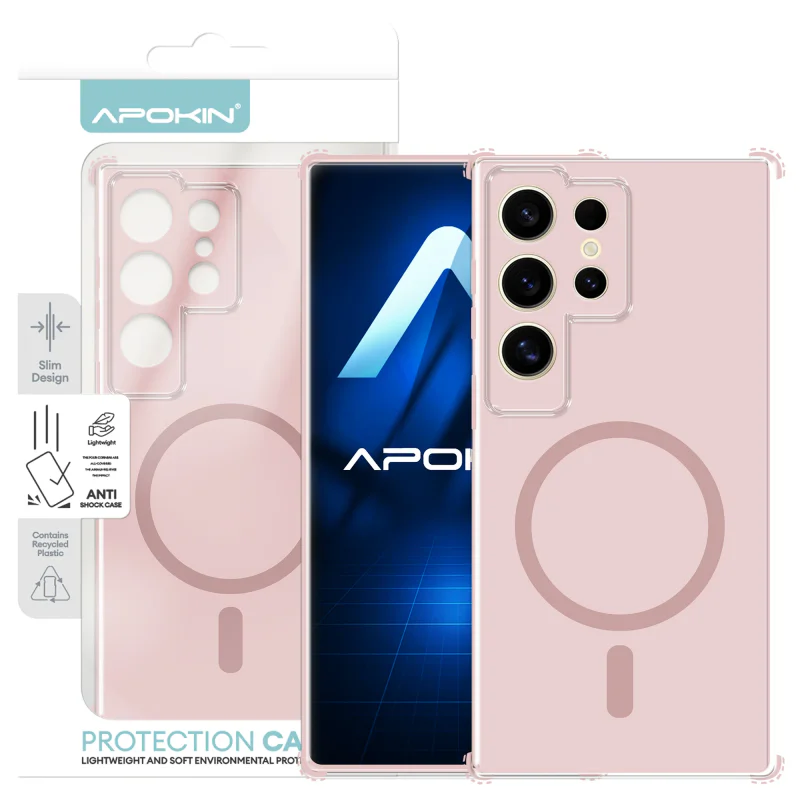 Capa Bumper Apokin Urban com MagSafe para Samsung Galaxy S25 Ultra Azul - Imagem 6