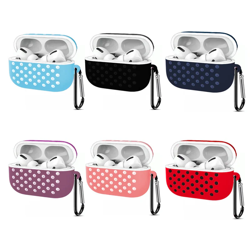 Capa Desportiva Apokin para AirPods 3 em Silicone Rosa - Imagem 1