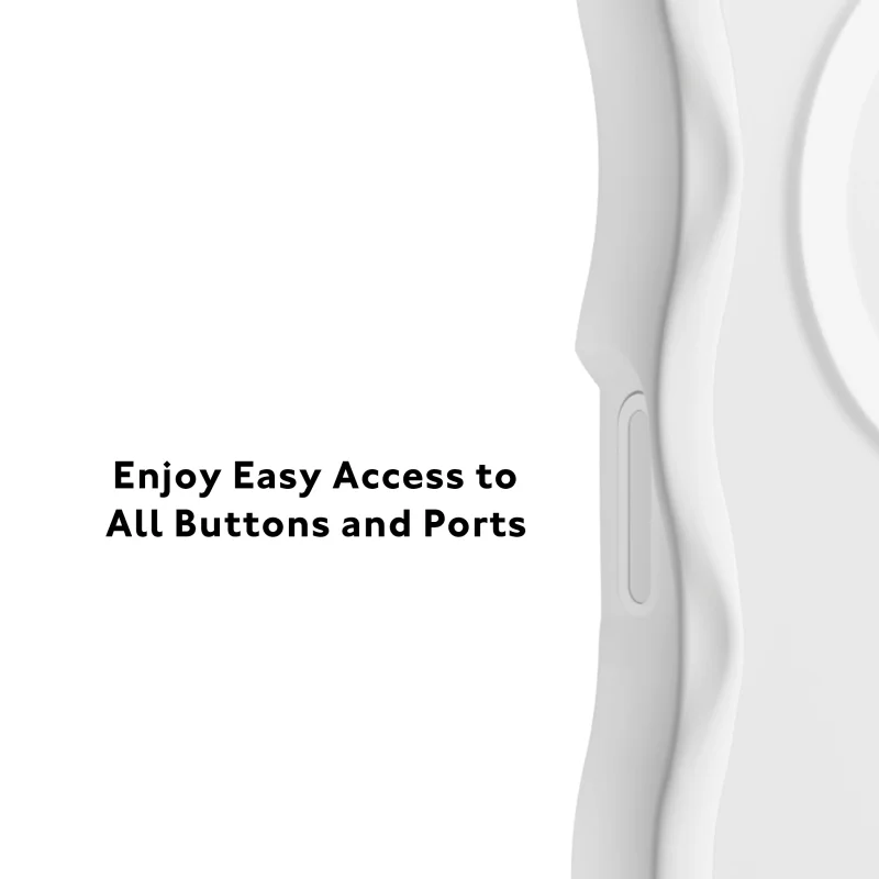 Capa Apokin Youngkit Bubble Head com MagSafe para iPhone 17 Pro / 18 Pro Branco - Imagem 5