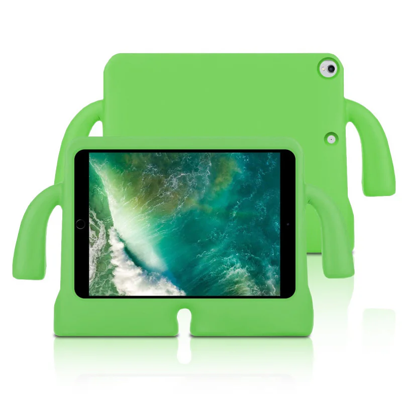 Capa Apokin Antichoque Infantil em Silicone para iPad 10.2 e iPad 10.5 Verde