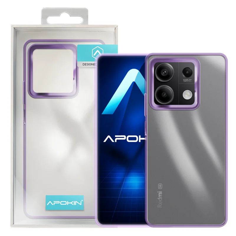 Capa Apokin para Xiaomi Redmi Note 13 Pro 5G Acrílico Transparente Variedade de cores - Imagem 4
