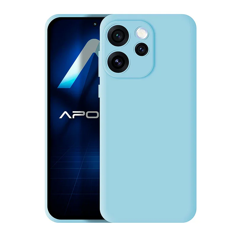 Capa Apokin para Oppo Reno 15 Pro Silicone Suave Vermelho - Imagem 5
