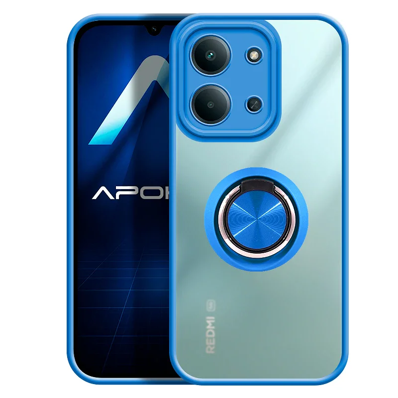 Capa Apokin para Xiaomi Redmi 15C 5G Gel com Íman e Suporte Fumada Azul