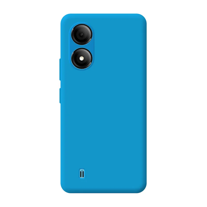 Capa Apokin para ZTE Blade A33s Silicone Suave Azul - Imagem 2