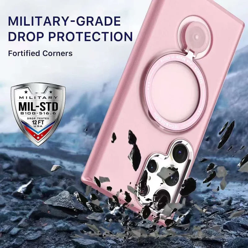 Capa Apokin para iPhone 13 Pro com Suporte 360 Mate Fumada Azul turquesa - Imagem 5
