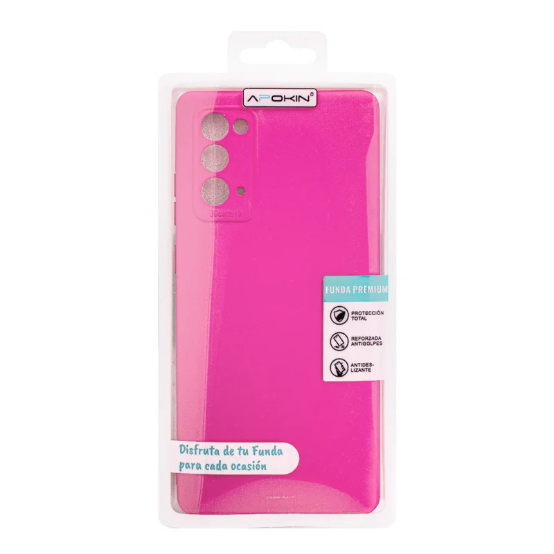 Capa Apokin para Realme 12 Silicone Macio Azul-Turquesa - Imagem 3