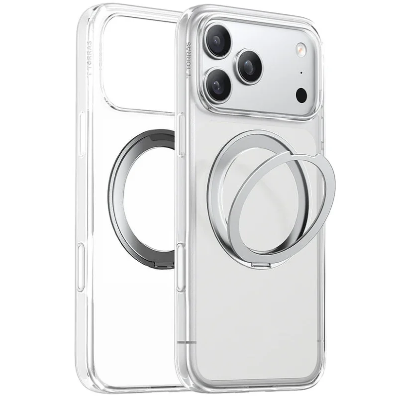 Capa Apokin Torras Ostand Pro Series para iPhone 17 Pro / 18 Pro Transparente - Imagem 6
