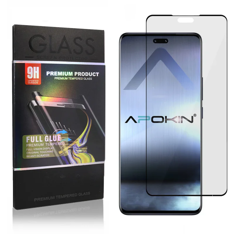 Película Apokin de Vidro Temperado Full Glue Curvo para Xiaomi 13 Lite Transparente