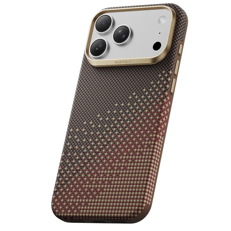 Capa Apokin Raptic Aramid Dual Ultra com MagSafe para iPhone 18 Pro Âmbar - Imagem 2