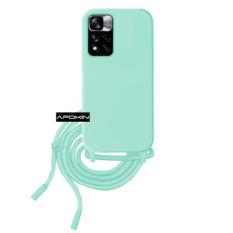 Capa Apokin para Xiaomi Redmi Note 11 Pro Plus Suave com Cordão Variedade de cores - Imagem 2