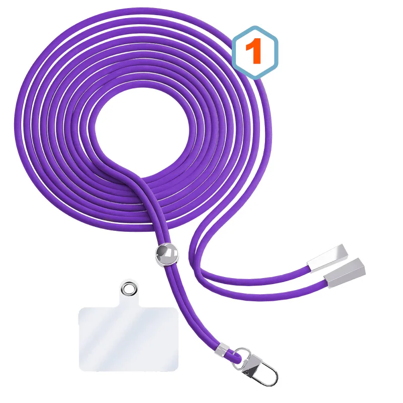 Cordão Universal Vermelho com Adaptador para Pendurar o Telemóvel 3 - Imagem 4