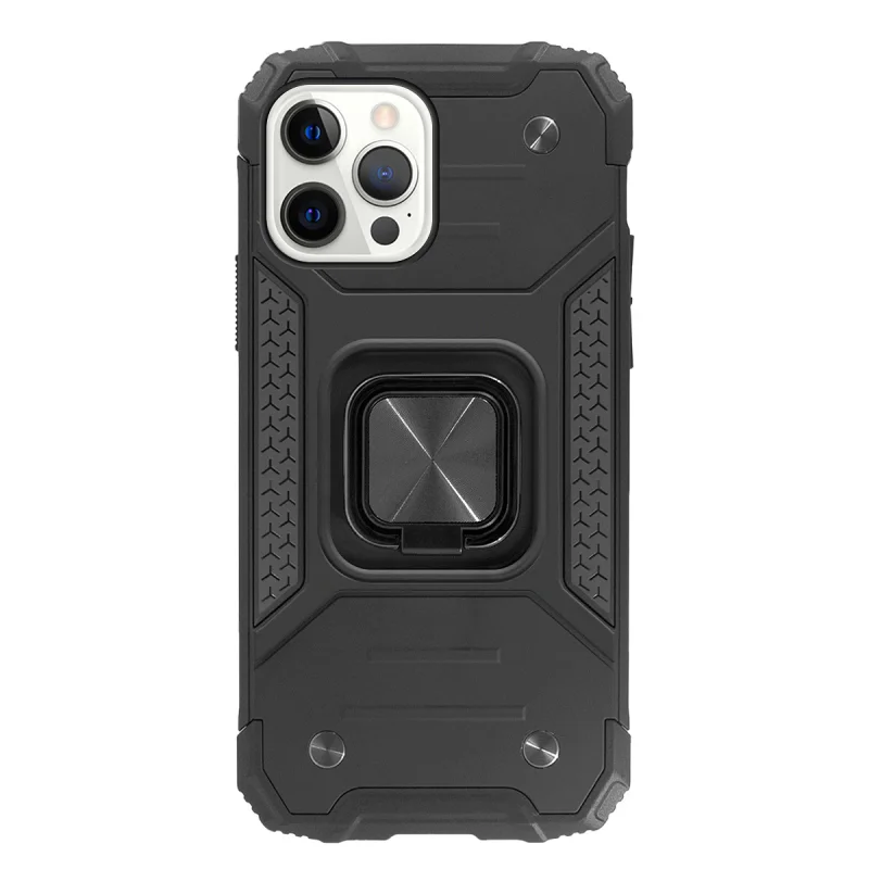 Capa Antichoque Apokin Armor-Case para iPhone 14 Pro Max com Íman e Anel 360