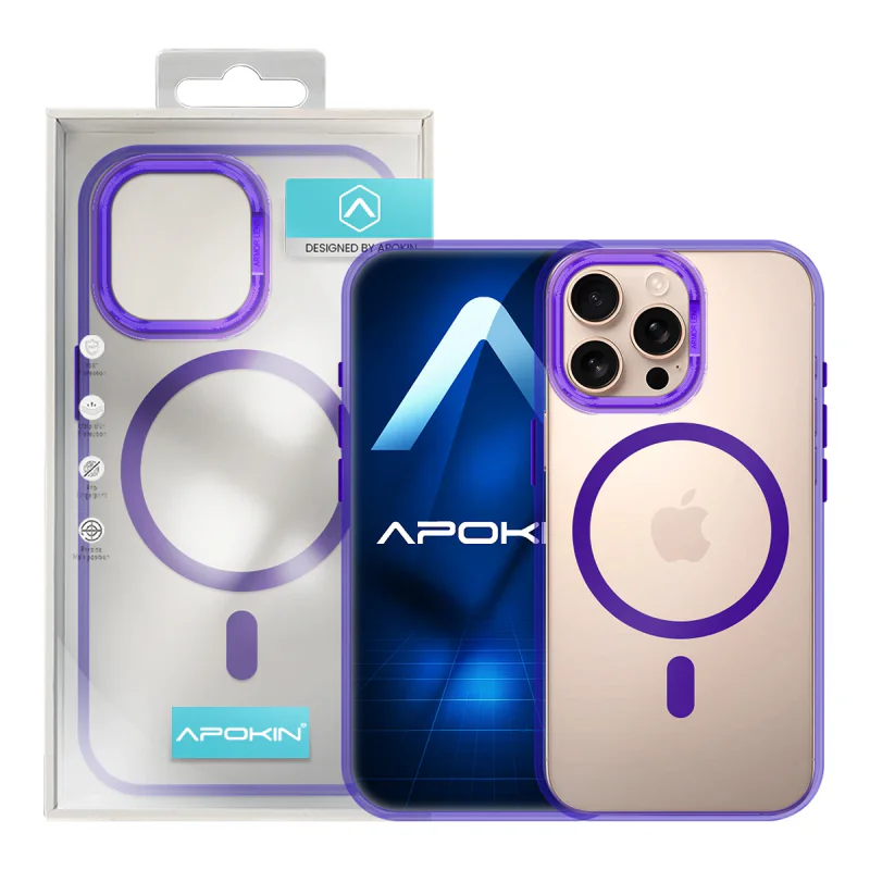 Capa Apokin Armadura Mate com MagSafe para iPhone 13 Pro Max Branco - Imagem 4