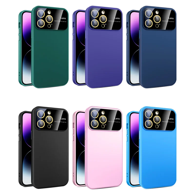 Capa Apokin para iPhone 13 Pro Max Silicone Mate com Proteção de Câmara Azul Escuro - Imagem 2