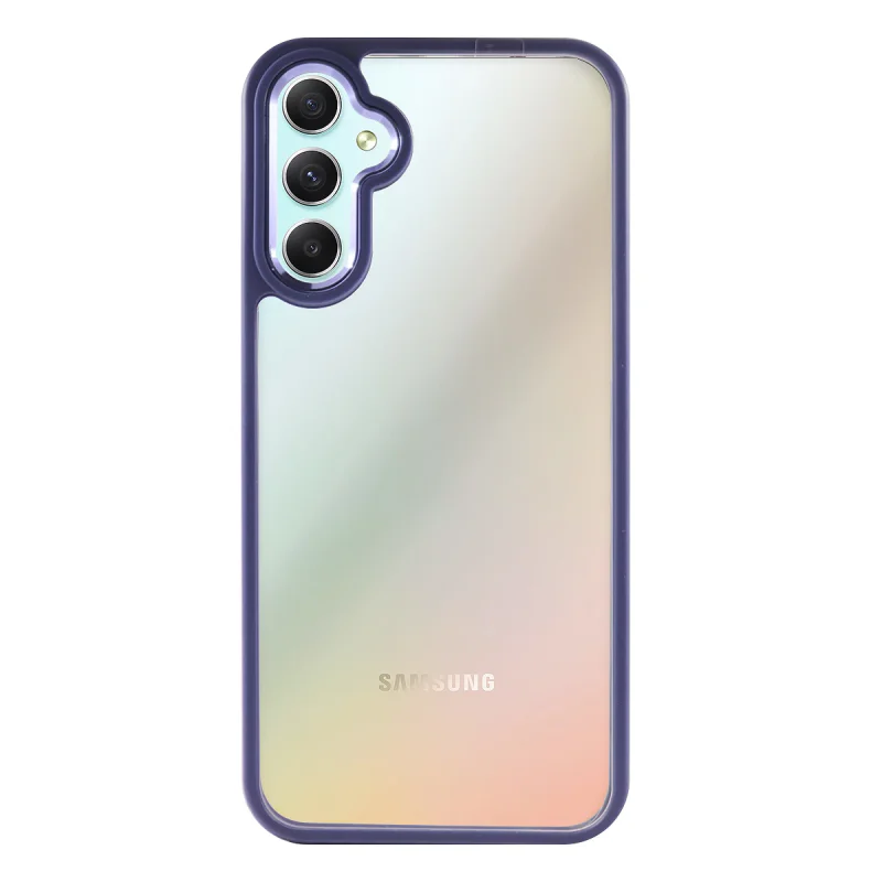 Capa de Silicone Apokin para Samsung Galaxy A34 Antichoque com Borda de Câmara em Alumínio Verde - Imagem 2